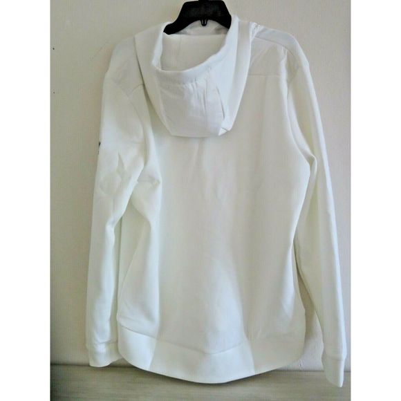 Under Armour 1360730-114 Men's Size Large Summit Hoodie White Sweatshirt $90 - Picture 2 of 7